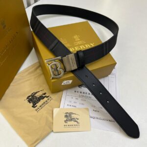 Burberry TB Monogram Check Belt